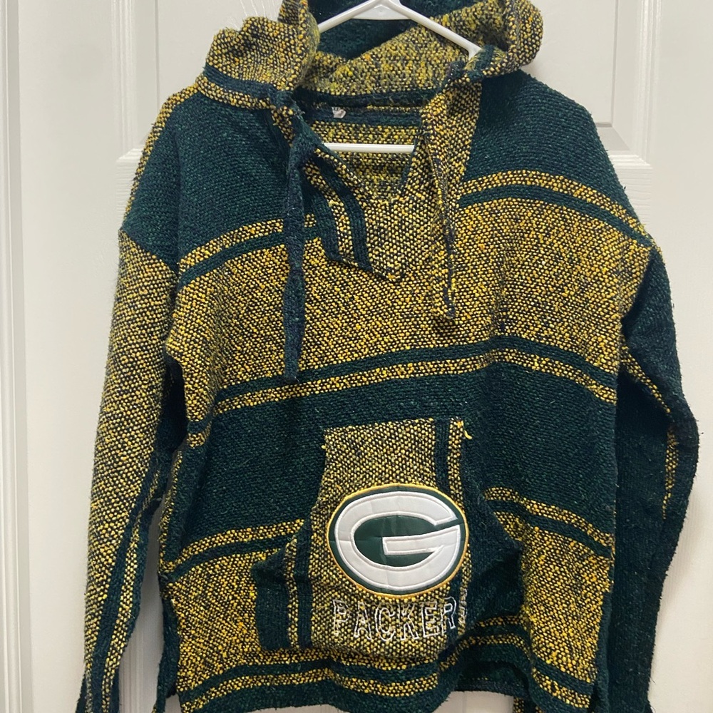 Green Bay Packers Baja Hoodie Unisex men’s small women’s medium